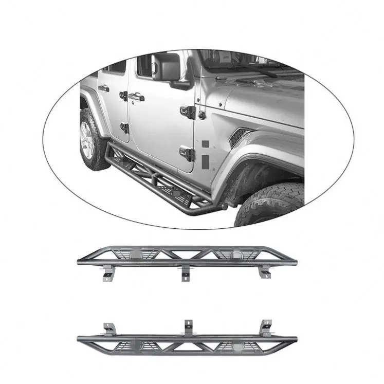 

Spedking 2018+ Car Offroad 4x4 Accessories 4 Door Side Step For Jeep Wrangler JL