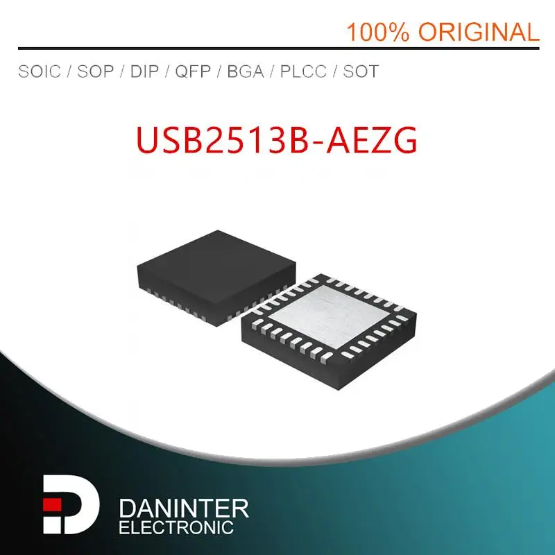 USB2513B-AEZG USB2513B USB2513 QFN36 5PCS/LOT  