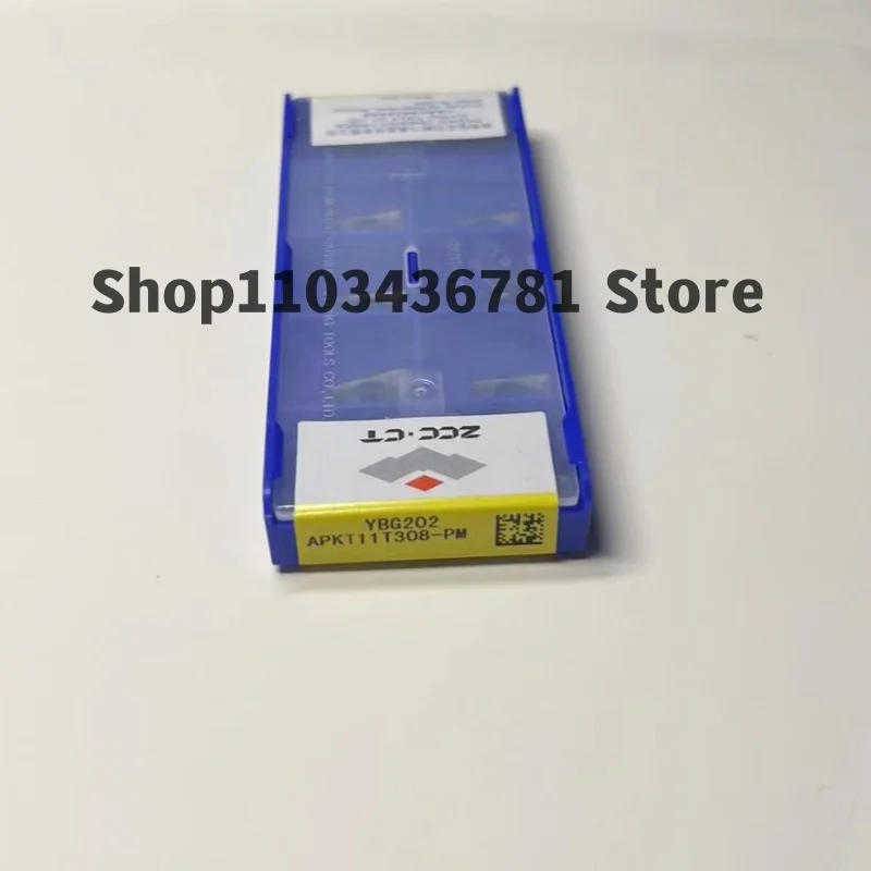 APKT11T304-PM YBG202 /APKT11T308-PM YBG202 /APKT11T312-PM YBG202 /APKT11T316-PM YBG202 CNC blade carbide inserts 10Pcs