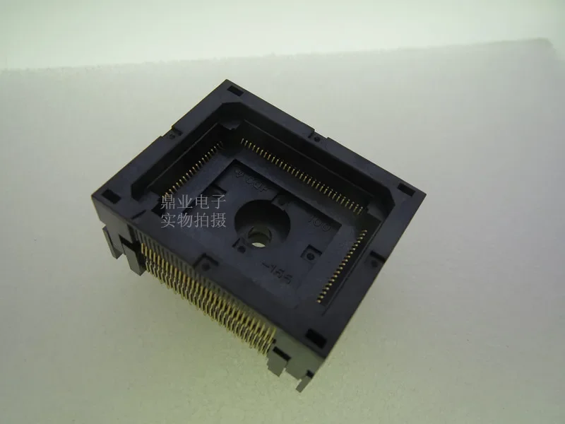 

CQF-100-155 LQFP100 TQFP100 Горящая розетка позолота Сиденье для тестирования микросхем Испытательный стенд для розетки