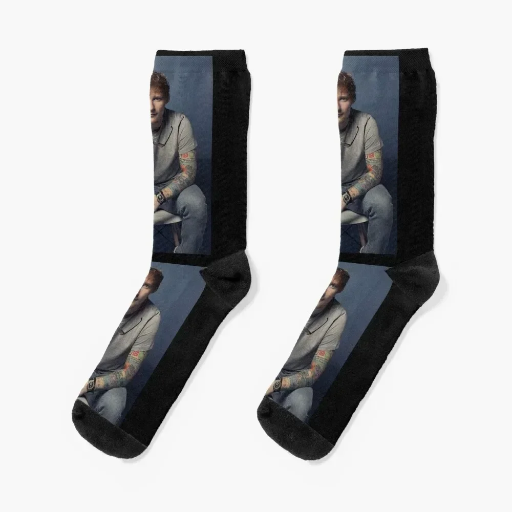 

new ed sheeran music Socks Running winter thermal new in's Socks Female Men's