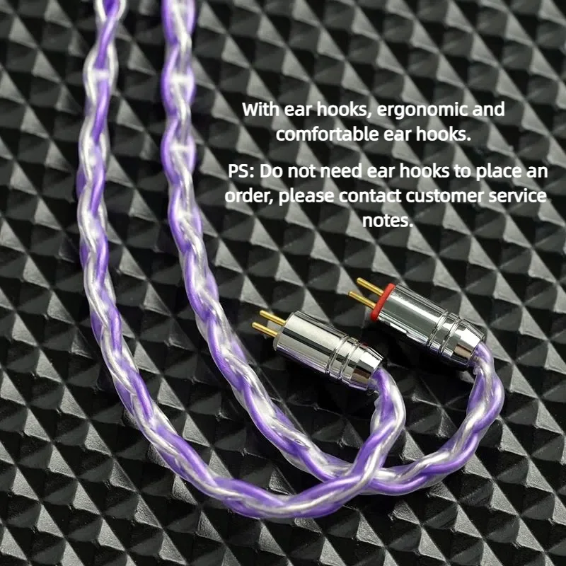 XINHS 8-Core OCC Silver-Plated Headphone Cable