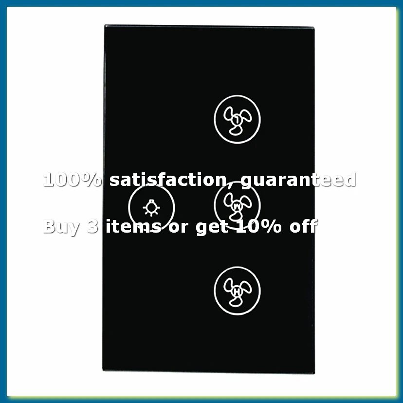 Tuya Wifi Smart Switch Fan Light Ceiling Fan Light Switch Speed Adjustment for Home Voice Control Switch,B