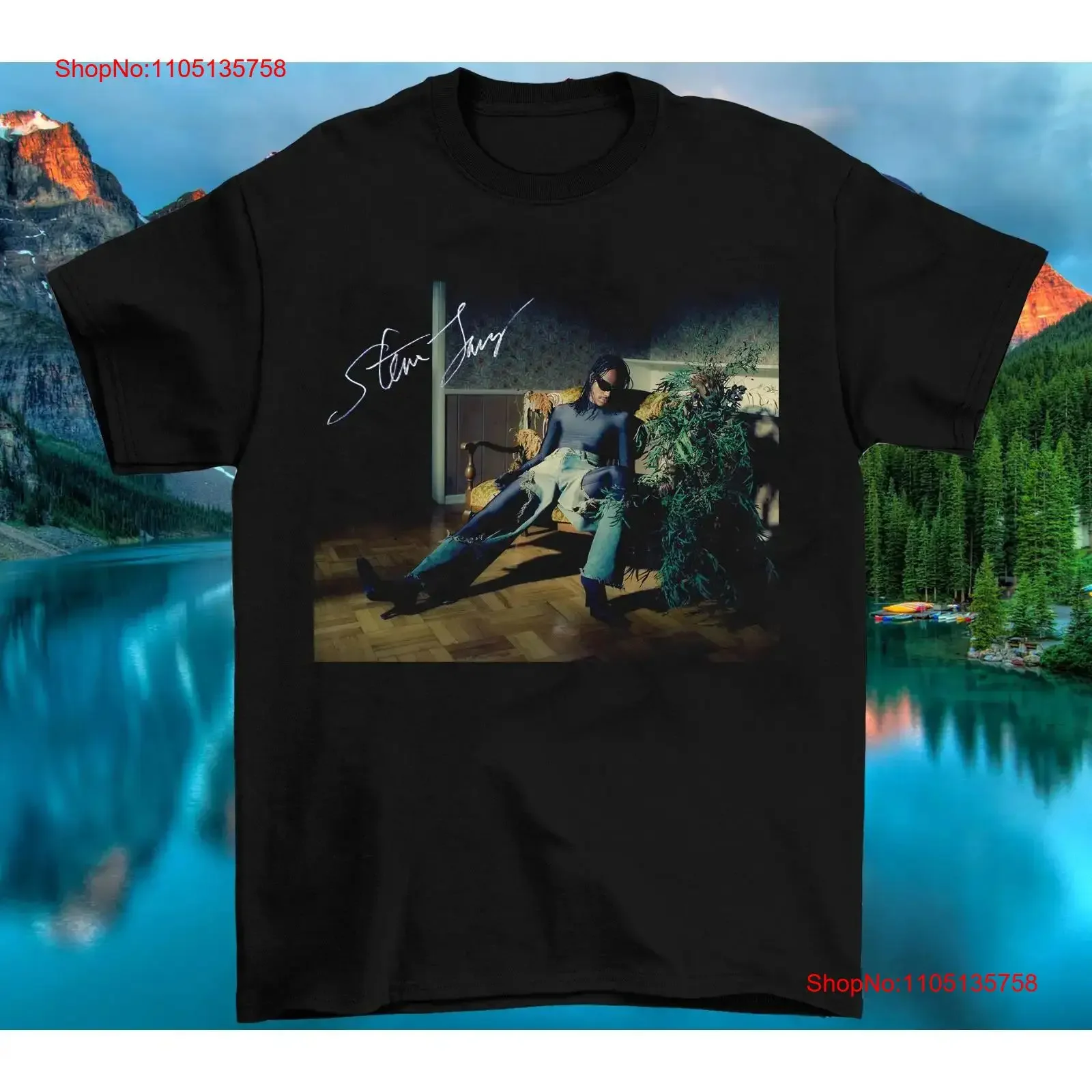 Best Of Steve Lacy Star Heavy Cotton Full Size Men T Shirt SG167 vintage Washed Breathable graphic designer clothes Soft