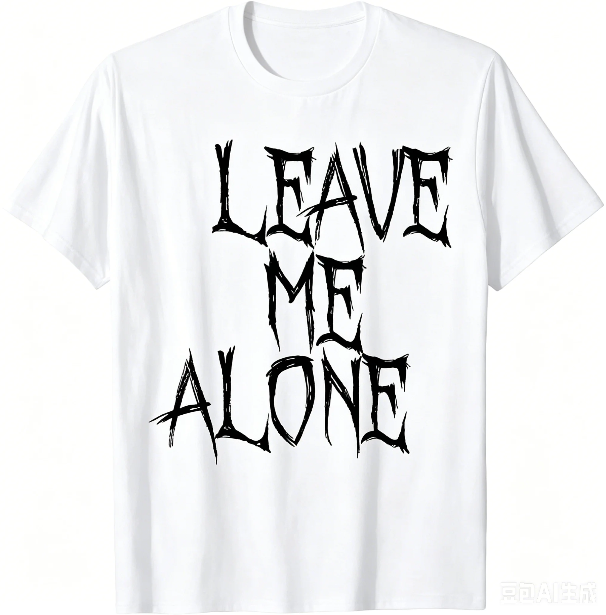 Leave Me Alone | Emo Clothes | Emocore Emo Music Fan | Emo T-Shirt Men Women Clothing Tops Vintage Ropa De Hombre