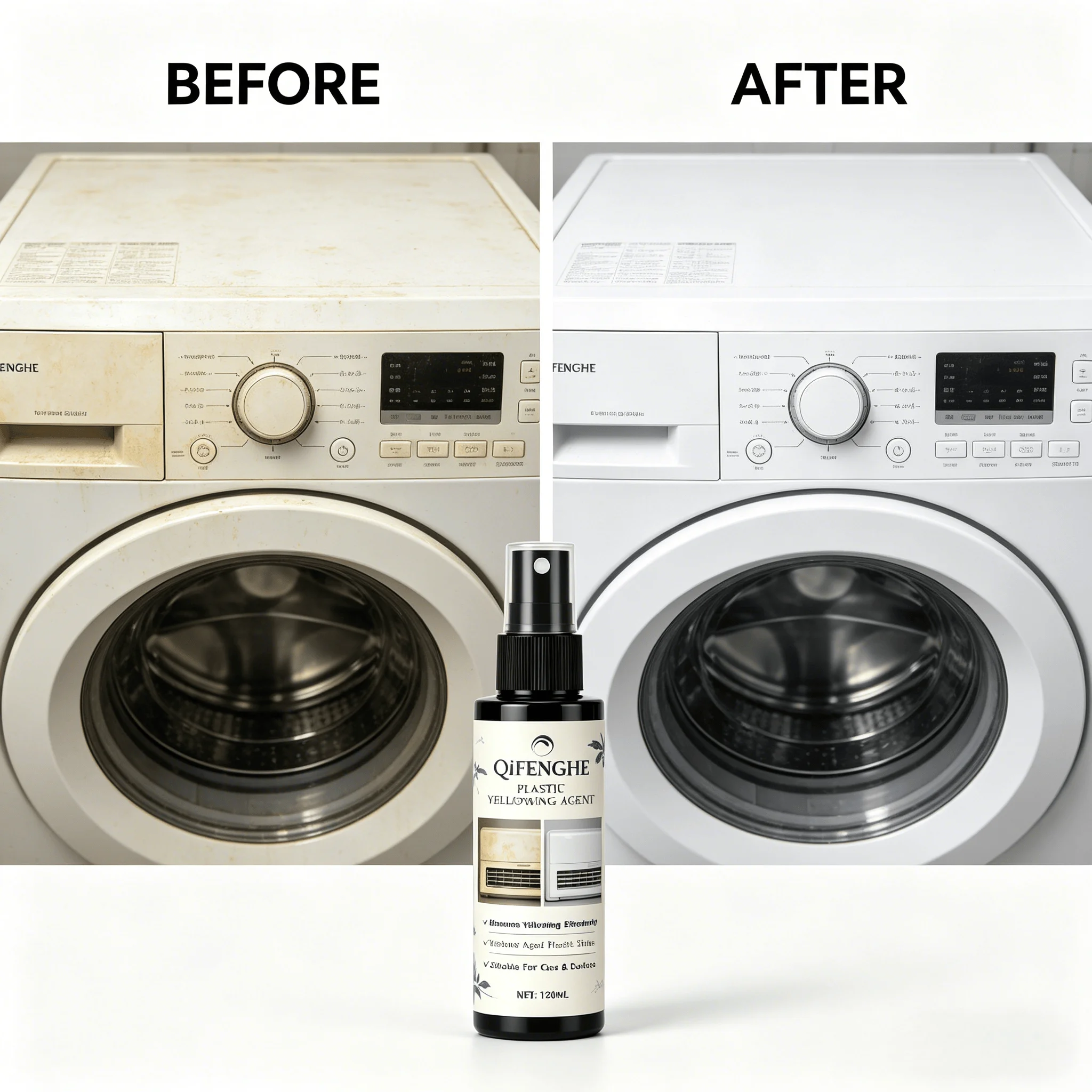 Car Furniture Plastic Restore Agent Remover For Yellow Stains Polish Shine Brightener Headlight Home Appliance Protector
