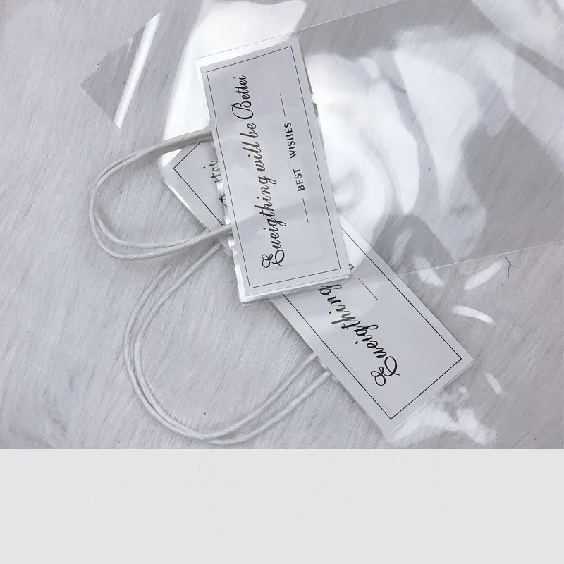 กระเป๋าถือพีวีซีกระเป๋าใส่ของห่อของขวัญดอกไม้สำหรับกระเป๋าใส่ของแผงลอยร้านดอกไม้พร้อมที่จับโปร่งใส