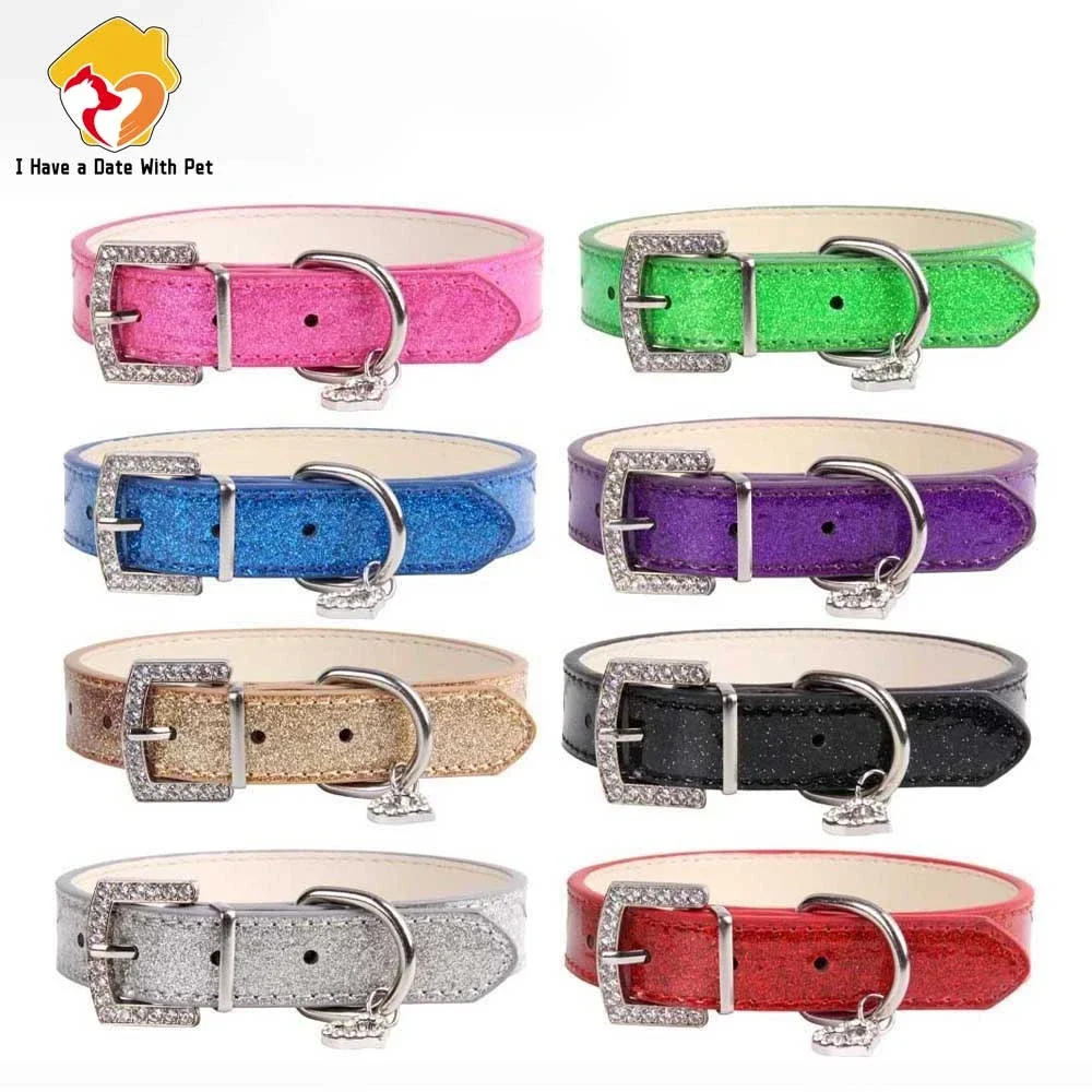 Dog Collar with Rhinestones for Small Dogs Necklaces for Dogs S M L XL XXL Chain Large dog  Chihuahua Pet supplies