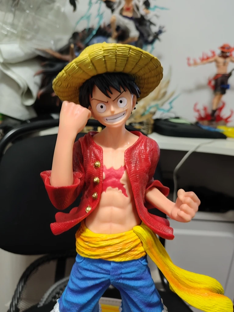 One Piece Thousand Sunny Luffy 50cm Action Figure Cartoon Statue Model Toy Room Desktop Decoration Collection Kid Birthday Gift