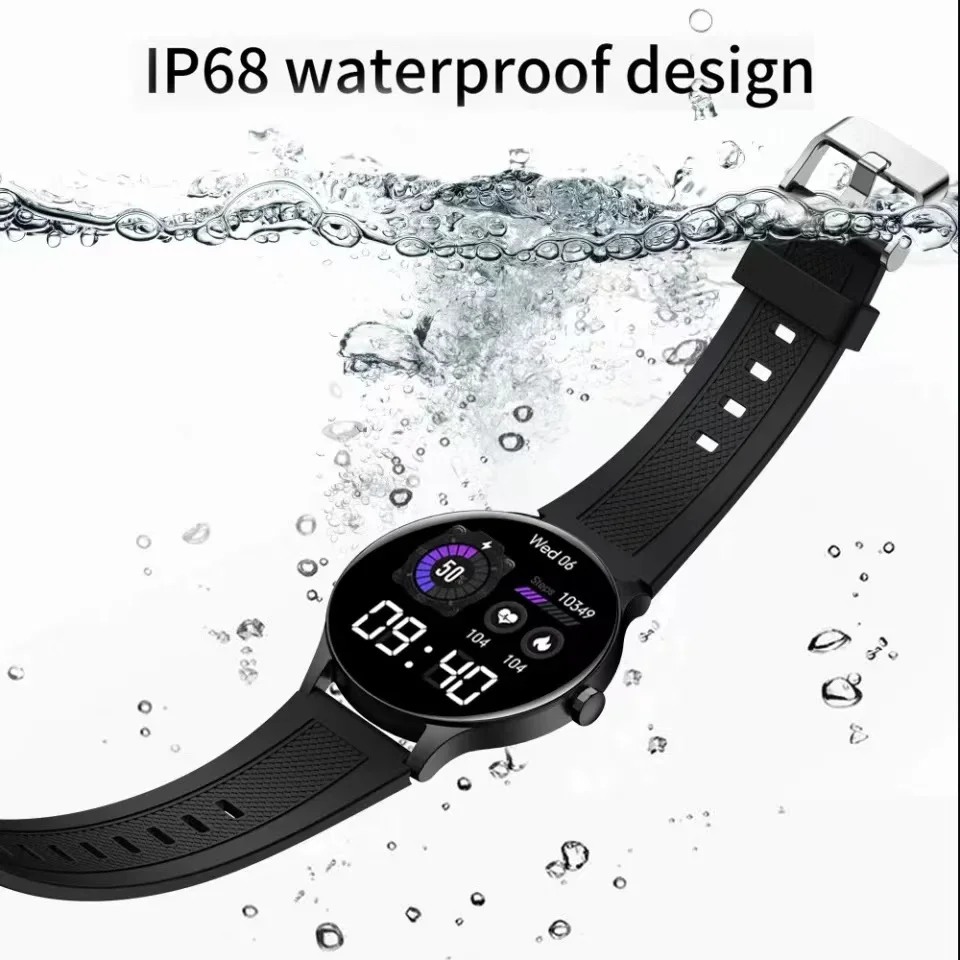 2022 Nieuwe 360*360 Ips Amoled Hd Mannen Smart Horloge Waterdicht Fitness Tracker Sport Smartwatch Vrouwen Mannen Voor ios Xiaomi Android