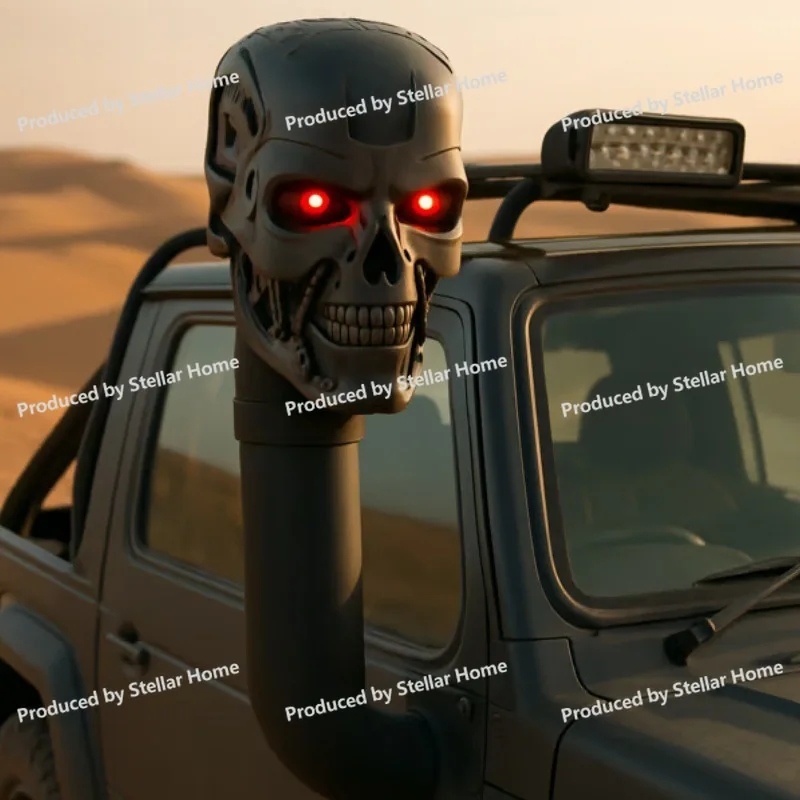 

LED for Snorkeling Cap Off-Road Double Snorkel Diving Head T800 Terminator