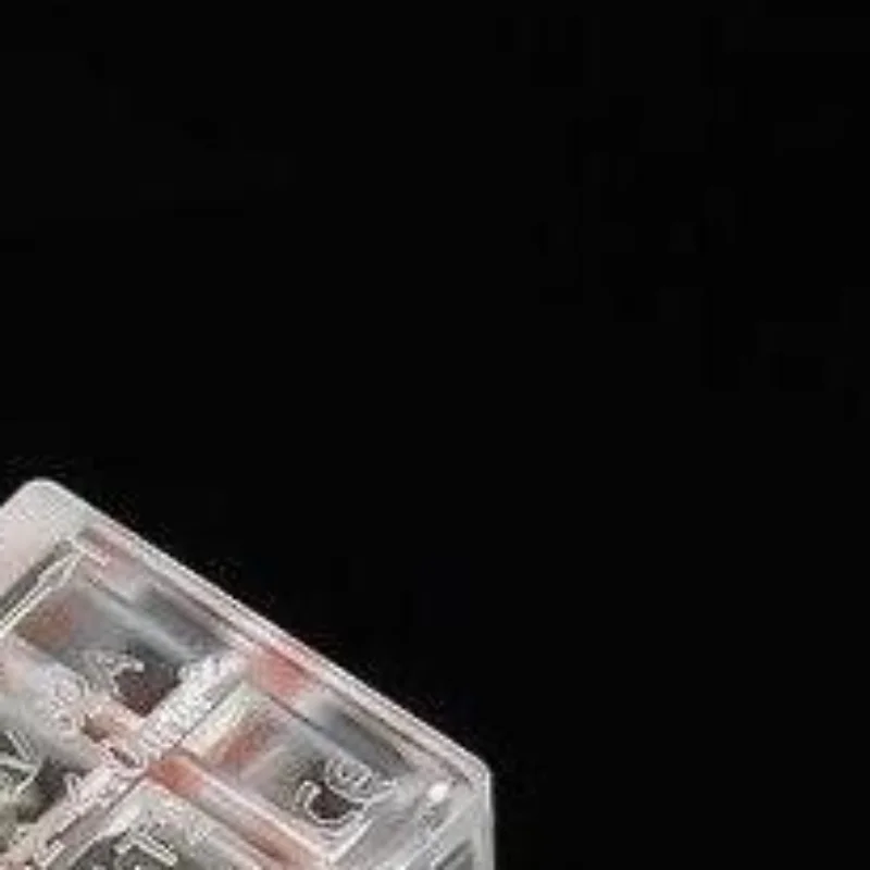 10Pcs T Type Electrical Cable Lever Connector Fast Stripping Free Crimp Terminal With Fixing Hole AWG 18-12