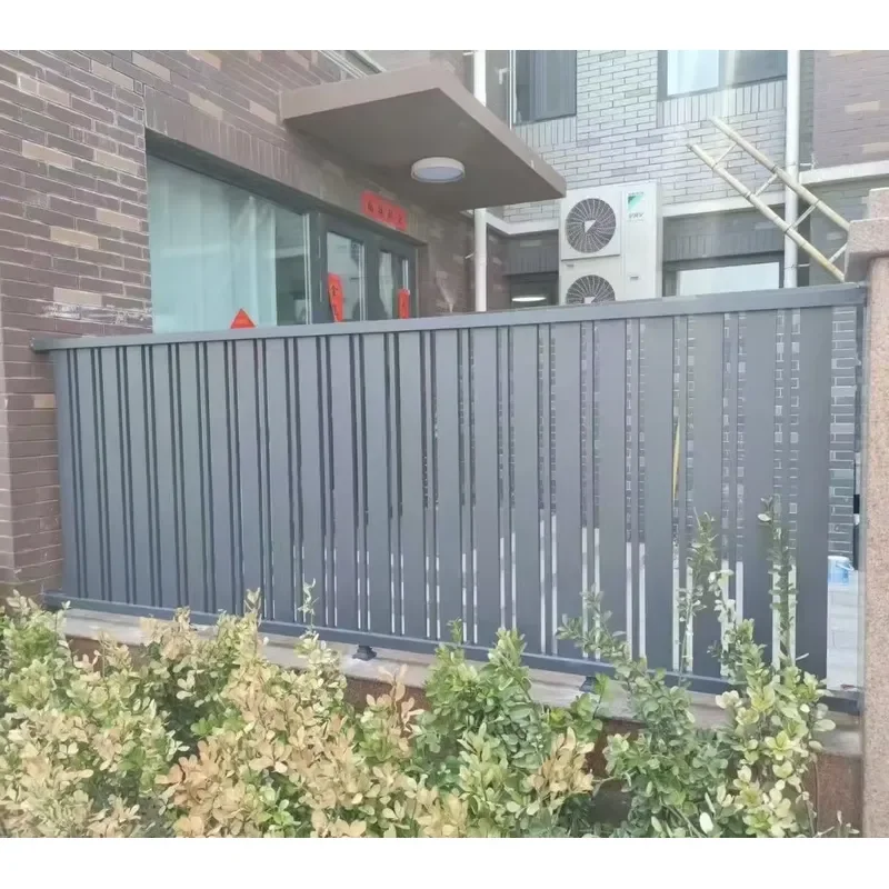 Screen System Villa Yard Garden Fence Easily Assembled Decorative Modern Easy Install Aluminum Privacy Fence 3D Modeling