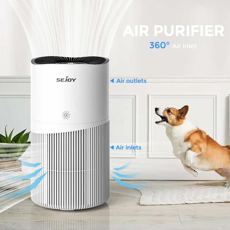 

Очистители воздуха для дома, большой комнаты с H13 HEPA-фильтром, очиститель воздуха для домашних животных для спальни, дыма, пыльца, запах волос домашних животных