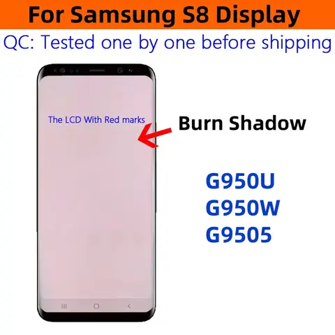 5.8"AMOLED LCD Samsung Galaxy S8 Touch Screen For Samsung S8 G950 G950F G950U Display Digitizer Replacement Assembly