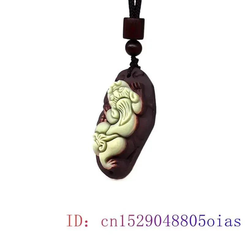 Jade Pixiu Pendant Jewelry Talismans Natural Man Necklace Gift Charm Men Real Gifts for Women Designer Gemstones Stone