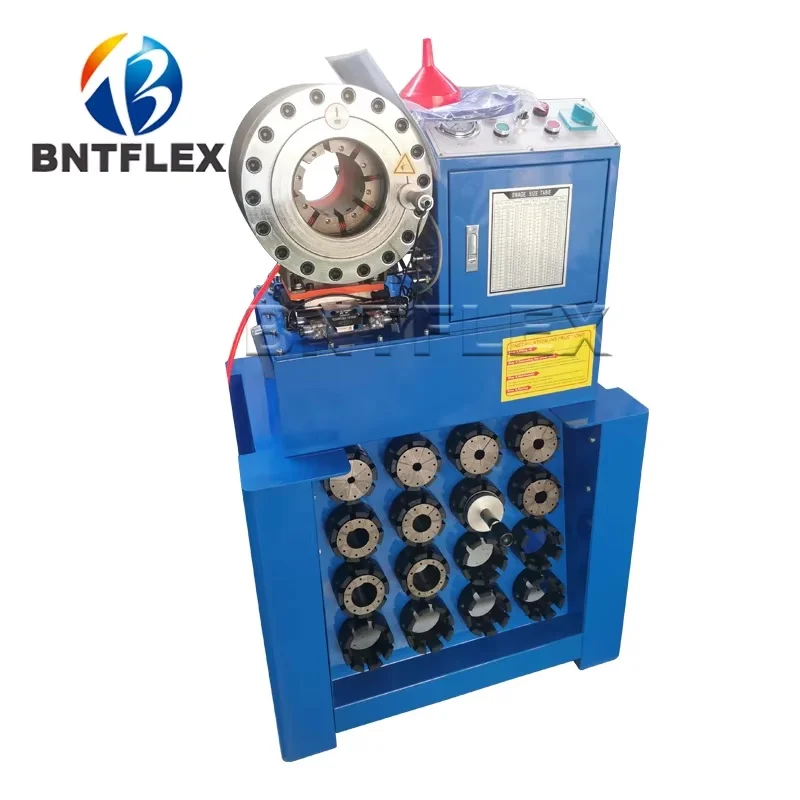 BNTP69 Hydraulic Hose Crimping/Pressing Machine Manual Operation with Automatic Features Core Components include