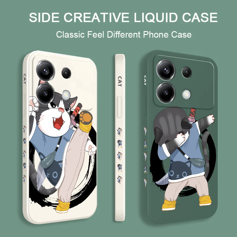 Xiaomi用カンフーシリコンケース,poco x6 f6 m6 m5 m5s f5 x5 f4 x4 m4 f3 m3 x3 pro 4g 5g gt