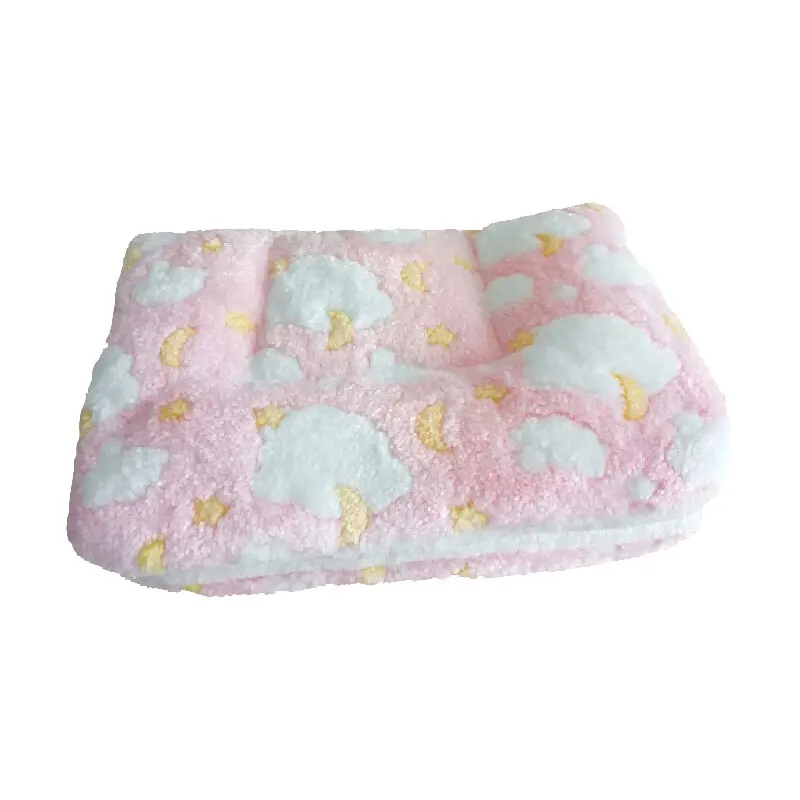 Dog Bed Thickened Dog Mat Pet Cat Soft Fleece Pad Blanket Bed Mat Cushion Home Washable Rug Keep Warm Pet Supplies cama perro