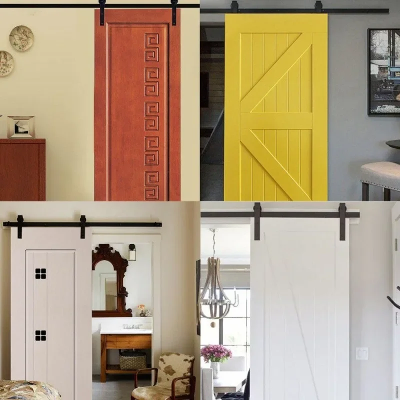 2PCS/lot Bathroom Double Bearing Barn Door Pulley American Sliding Door Pulley Cabinet Window Pulley Door Runner Sliding Shower view 6
