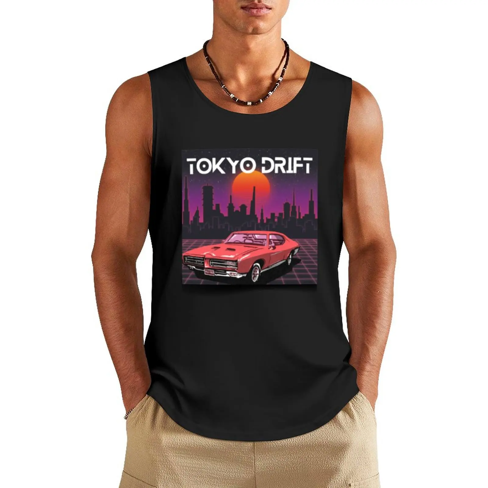 

Tokyo drift Tank Top clothing men anime gym T-shirt man man sexycostume