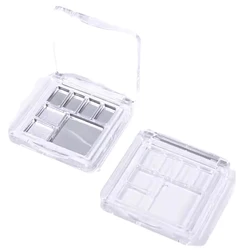 Empty Eyeshadow Box Makeup Lipstick Blush Container Blusher Pan Case DIY Eye Shadow Tray Refillable Tray Pans Pigment Pressed