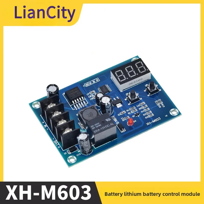 

XH-M603Battery lithium battery control module battery charging control switch 12-24V