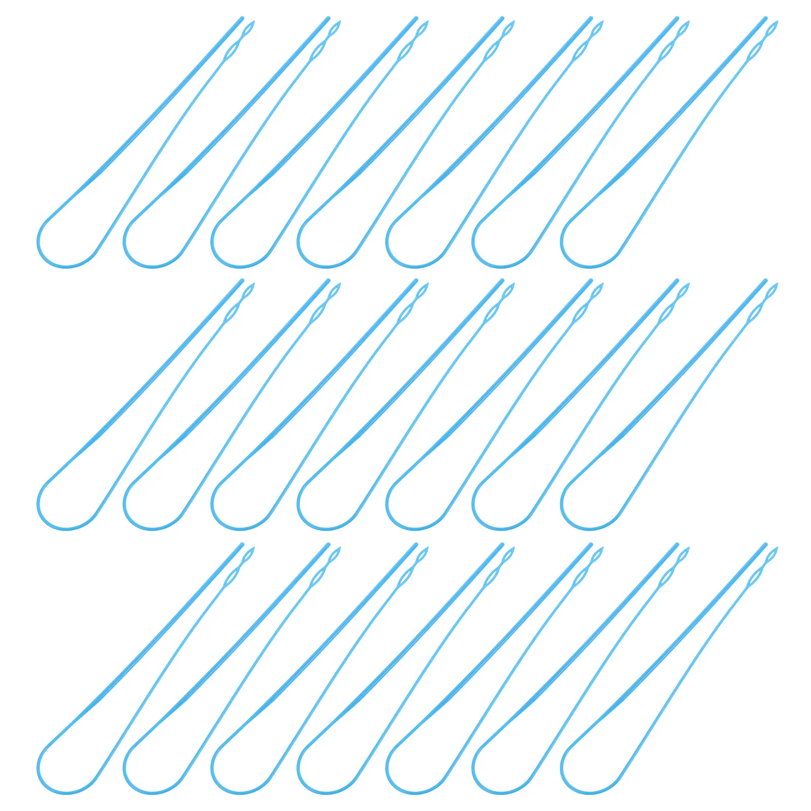 

25Pcs Flexible Plastic Drawstring Threader Long Cord Threading Tool Easy String Puller for Hoodie Pants Sweatpants Gym Shorts