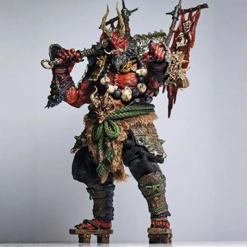 

24 см в наличии, оригинальный Maestro Union Mu-Il001, экшн-солдат Immortal Legend, Demon King Of Senjogatake: ситентиновая фигурка, масштаб 1/12