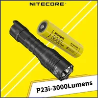 NITECORE P23i Rechargeable Tactical Flashlight 3000Lumens Max Beam Distance 470M With 21700 Battery