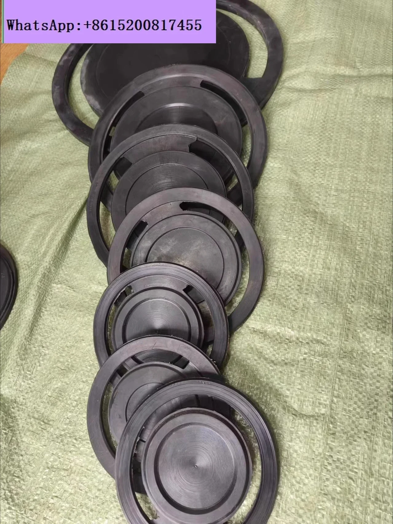 Rubber-lined check valve spool DN200/150/80/65 Rubber-lined check valve Plate disc