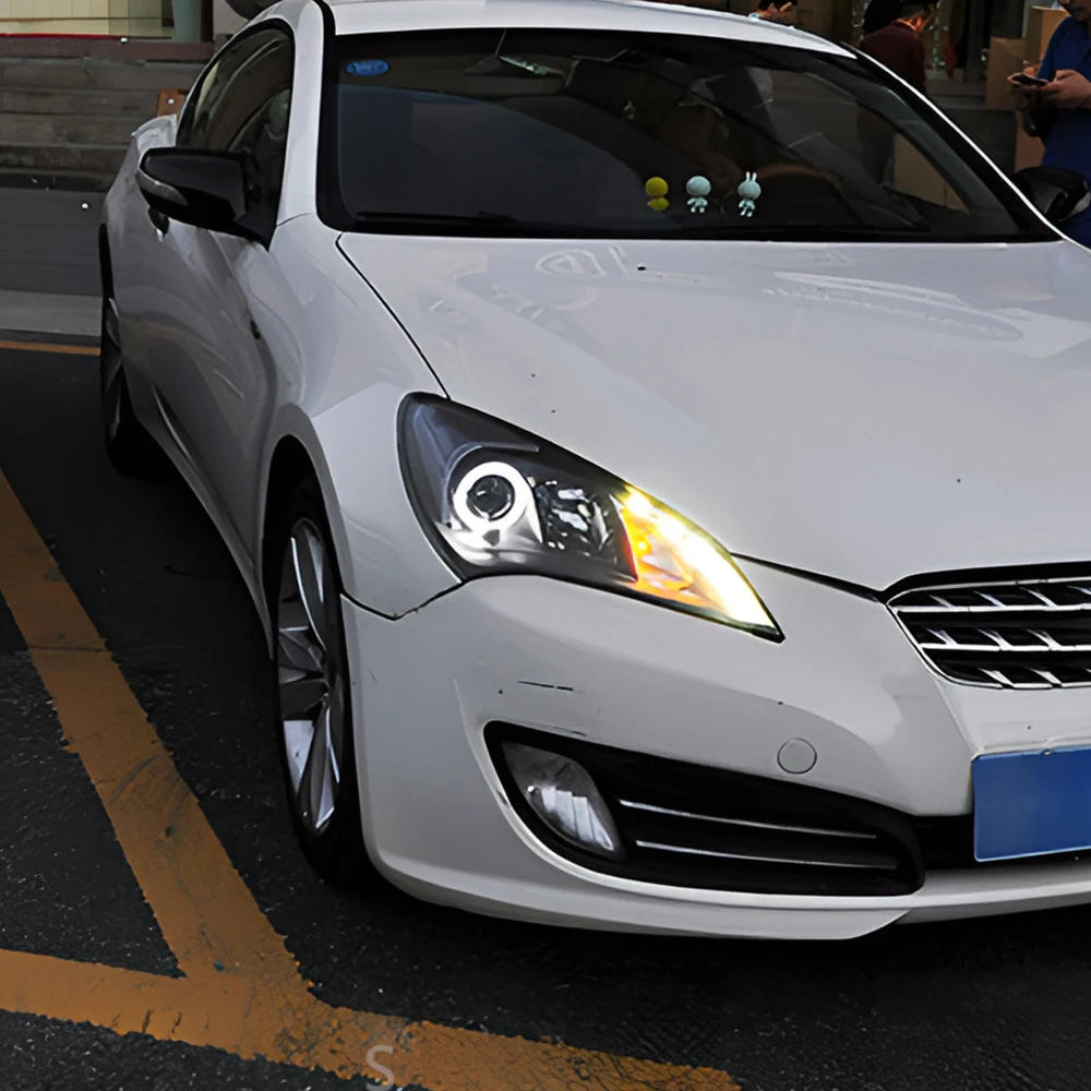 Car Front Lamps For Hyundai Rohens Coupe 2009-2013 LED Auto Headlights Assembly Upgrade High Quality Projector Lens Accessories