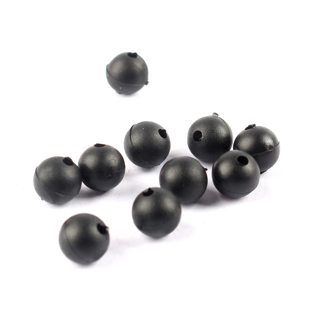 

150pcs 8Mm Pe Fishing Beads Freshwater Saltwater Bait Bead Angling Accessories Lure Gear Collar Light Balls For Streams Lakes