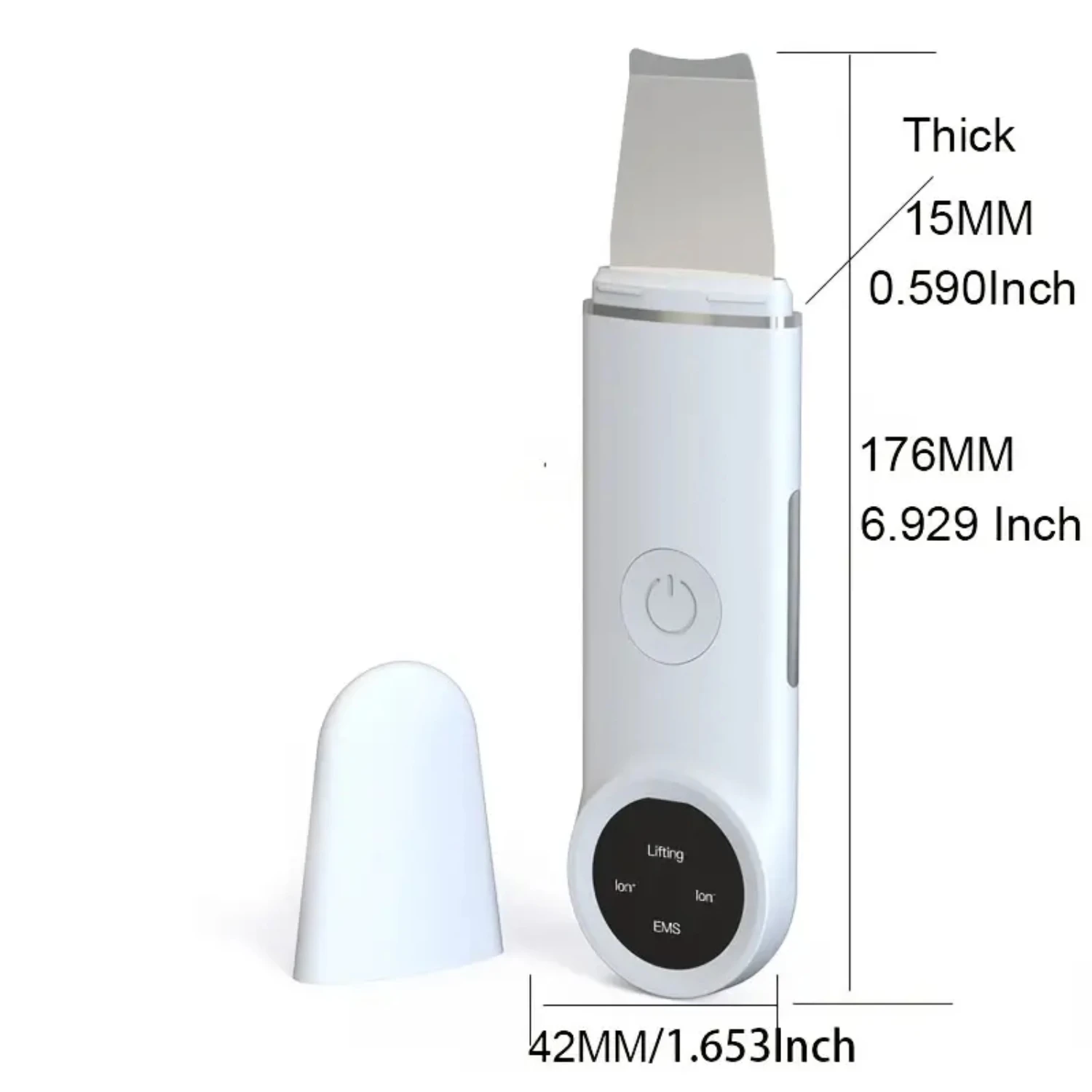 毛穴の黒ずみやニキビの洗浄に効果的な超音波角質除去洗顔料: スキンスクラバーと黒ずみ除去器具