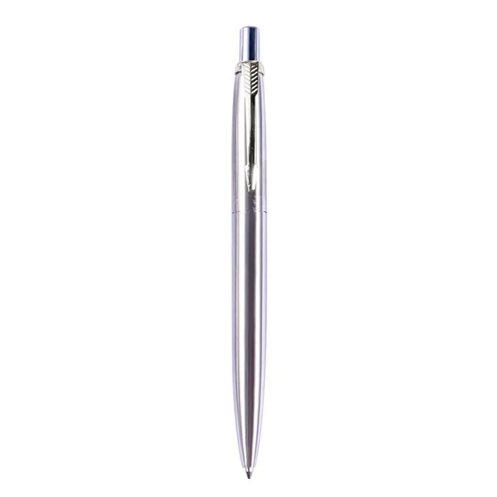 Metal Ballpoint Pen Business Press Tyle Fountain Pen Students Gift with Blue/Black Ink Refill Gel Pen School Office Supplies