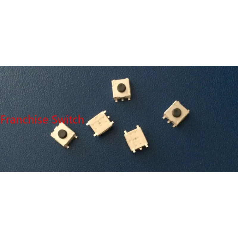 

10PCS NTC010-BK1G Touch Switch Key 6*6*3.1mm (5-pin Patch) Original Disk