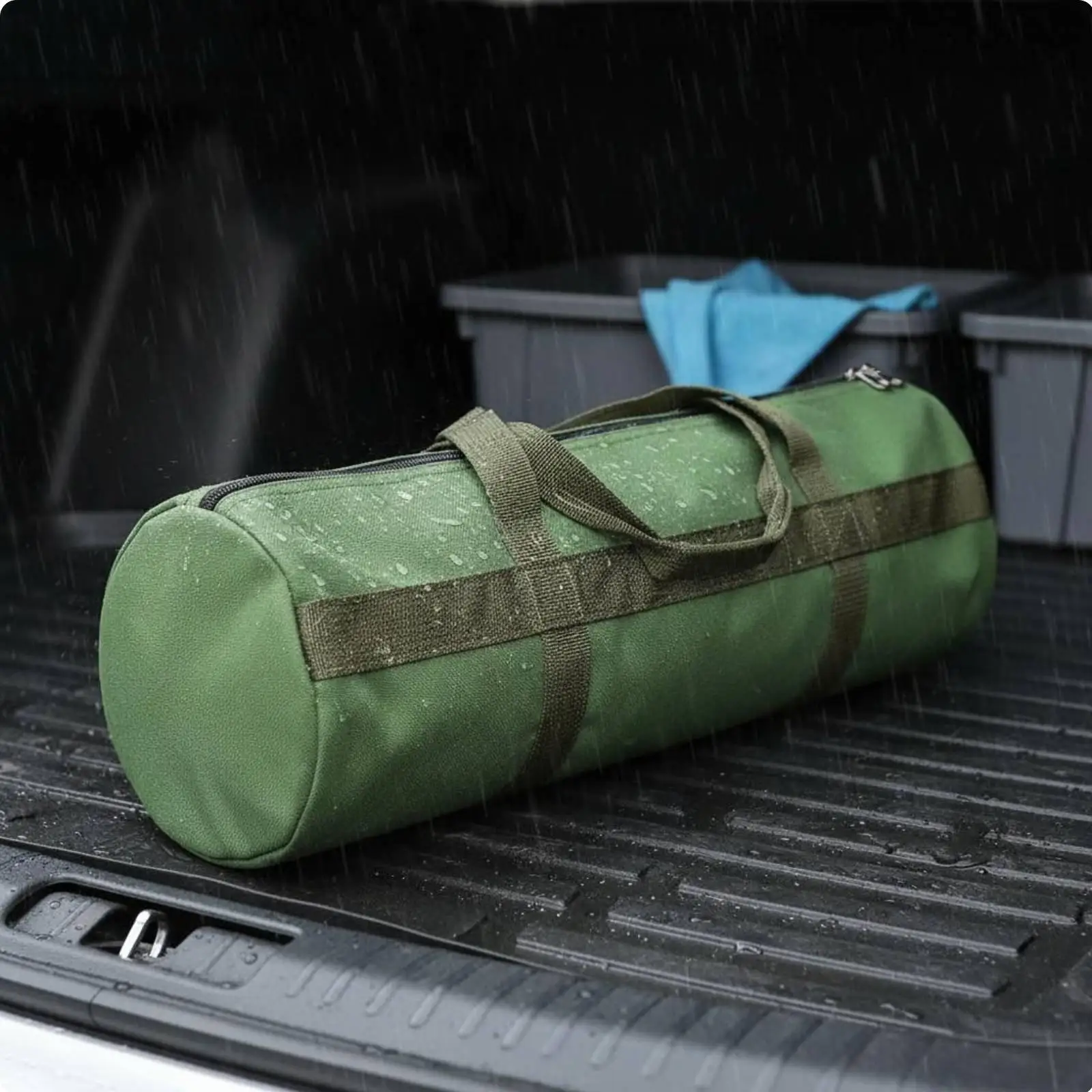 Professional Waterproof Canvas Tool Bag Reinforced Heavy Duty Storage Organizer for DIY Mechanics