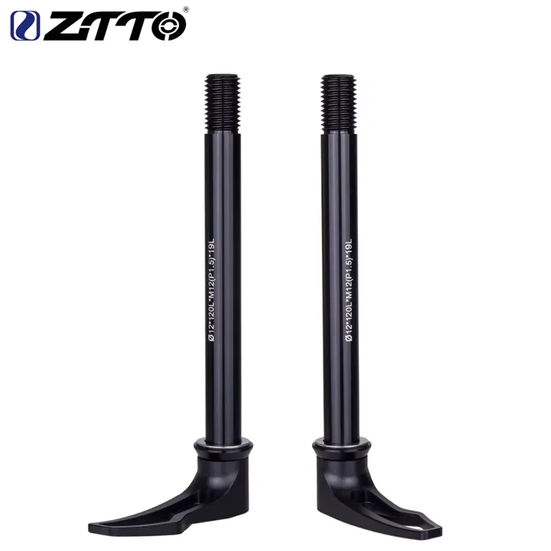 ZTTO MTB Thru Axle Road Bike Shaft Front Hub Rear Hub Skewers 12mm 15mm Wheel Axis Hub Shaft 12x142 12x148 FRONT 12X140 FORK view 3