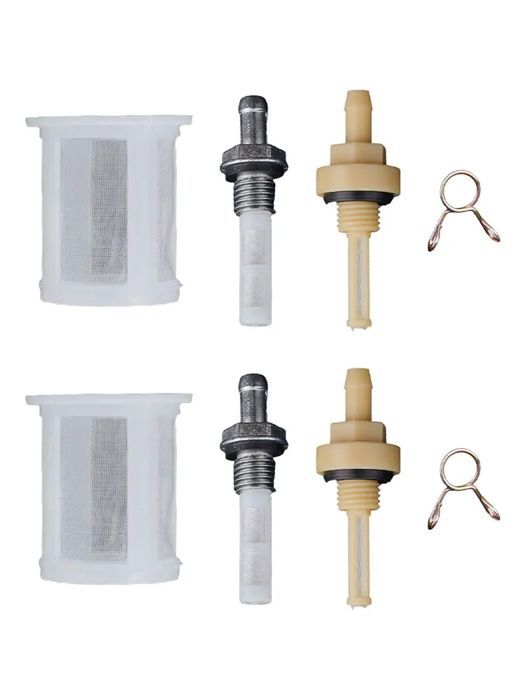 Replacement Fuel Tank Joint Filters for Honda Compatible with For GX200 GX240 For GX270 2 Plastic and 2 Metal Filters