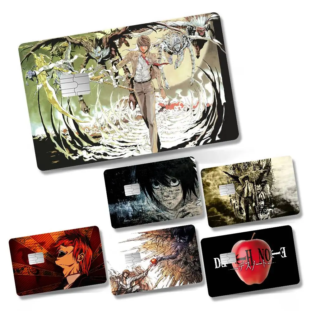 Anime D-Death N-Note Japan 100% New Anime Waterproof Skin Cover Skin Sticker For Credit Bank Debit Card No Fade