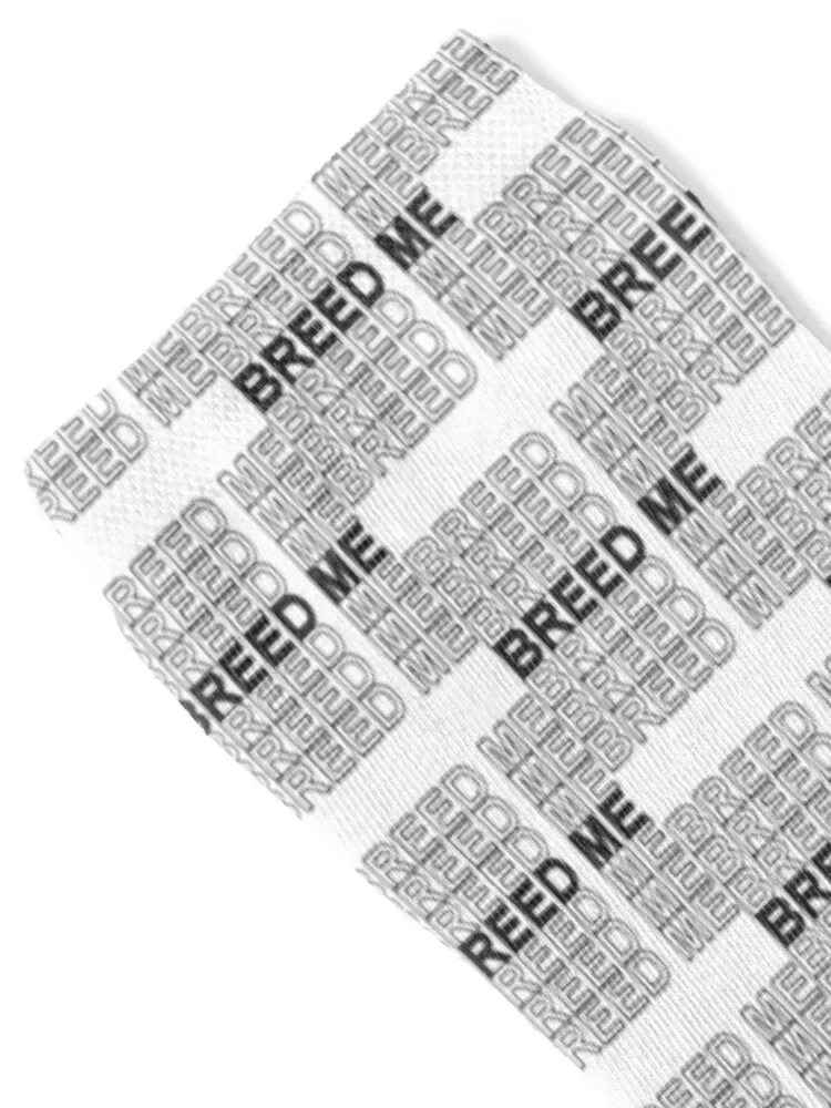 Breed me in Black Socks crazy New year's luxe Men's Socks Luxury Women's