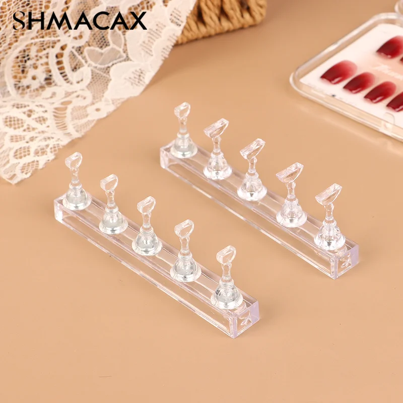 Magnetic Tips Nail Art Training Nail Display Stand Nail Art Practice Stands False Nail Tip Holder Nail Display Chess Board