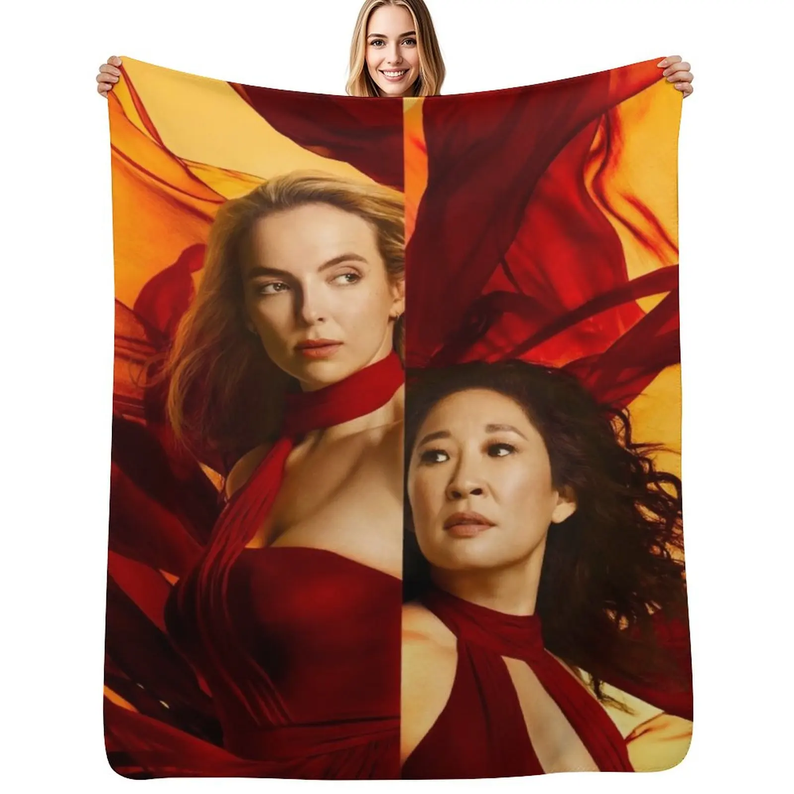 

Killing Eve Movie Throw Blanket Thin Beach Soft Beds Soft Blankets
