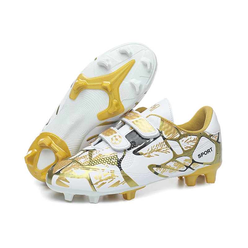 

Classic Lace Up Football Boots Stable Ankle Wrap Durable Stud Base Outdoor Lawn Fitness Exercise Match Soccer Shoes