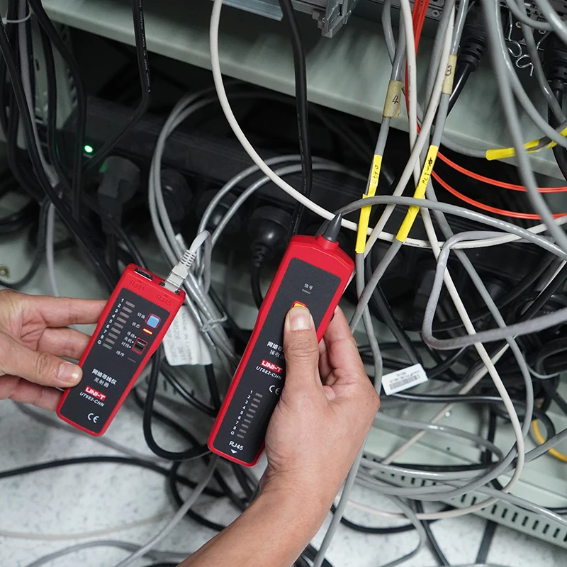 UNI-T UT682 UT682D Network Wire Tester Tracker RJ11 RJ45 Wire Line Finder Handheld Cable Testing Tool For Network Maintenanc