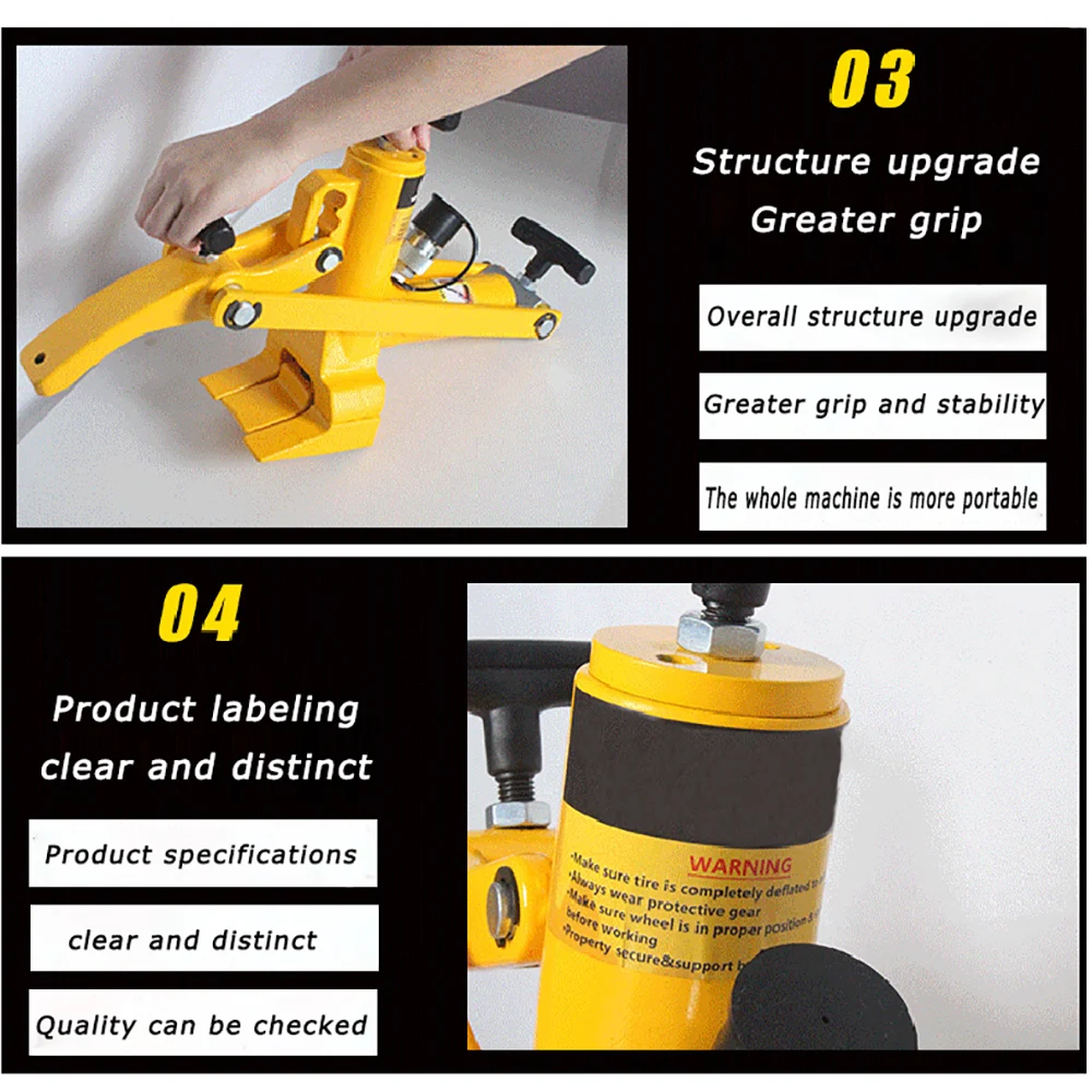 2026 Forklift Loader Vehicle Hydraulic Tire Chop Machine car wheels Tire Stripper Removal Tire Press Vehicle Repair Tools