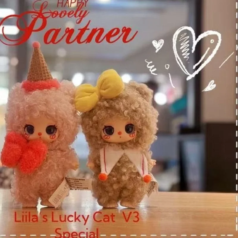 

Liila Cat V3 Dot Cat Hanging Card Backpack Pendant Collection Model Mysterious Box Cute Cartoon Creative Design Girl Gift Toys