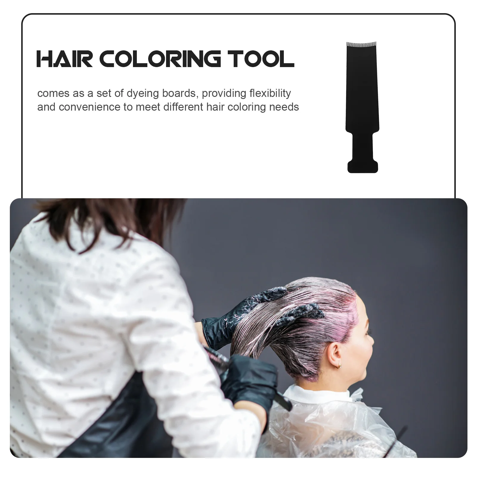 2pcs Dye Highlight Board For Hairstylist Foiling Board Hair Coloring Tool Kit Hair Dyeing Tools For Salon Perming Oil Treatment - Image 4
