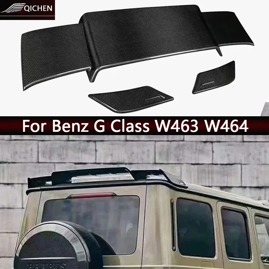 

For Mercedes Benz G Class W463 W464 G53 G50 G500 Carbon Fiber Roof Spoiler Rear Wing Trunk Top Spoiler Car Accessories body kit