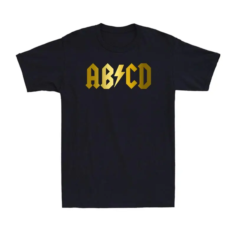 Черная футболка для мальчиков и девочек-учителей Abcd Rock Back To School